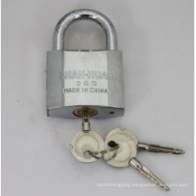 Chrome Plated Arc Type Padlock with Cross Keys (NPP)